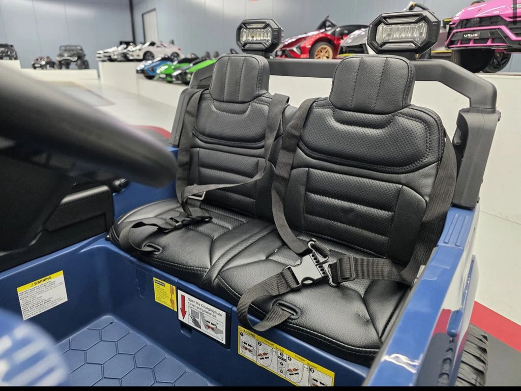 Auto elettrica per bambini Ford Raptor 2 posti 24V blu