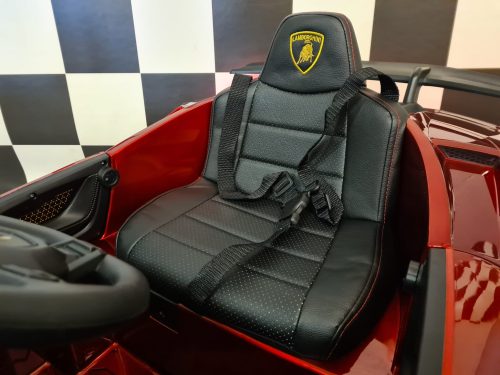 Auto elettrica per bambini Lamborghini Huracan 12V rosso metallizzato