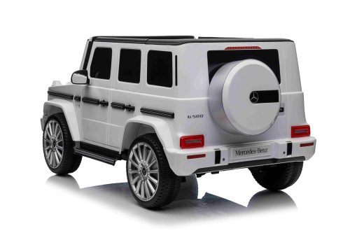 Auto elettrica per bambini Mercedes G500 12V bianca
