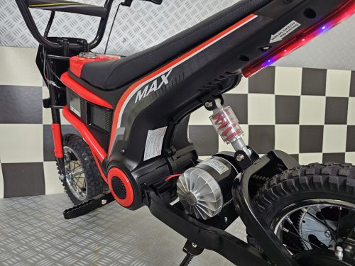Moto cross elettrica per bambini 24V rossa - immagine 8