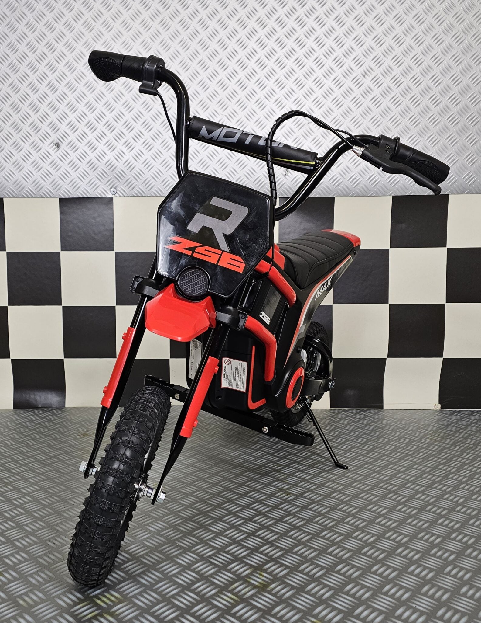 Moto cross elettrica per bambini 24V rossa - immagine 1