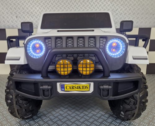 Jeep elettrica per bambini Gravity 12V bianca 2 posti - immagine 3