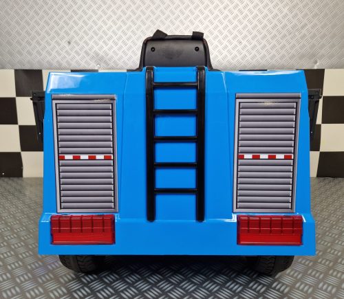 Camion polizia elettrico per bambini 12V con telecomando - immagine 6