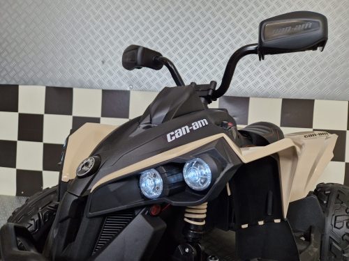 Quad elettrico bambini Can-Am Maverick 24V khaki - immagine 7