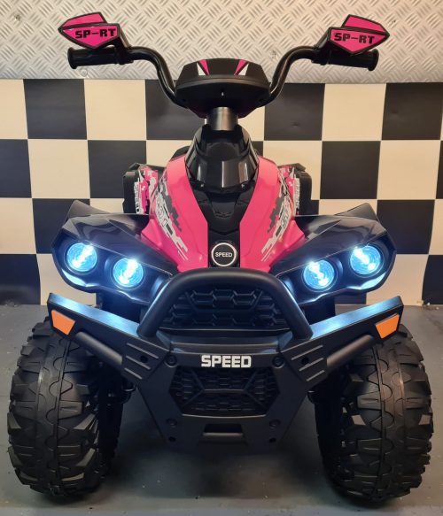 Quad elettrico per bambini Phyton 12V rosa - immagine 3