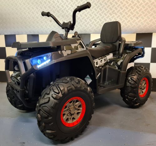 Quad elettrico bambini Desert 12V camo verde - immagine 4