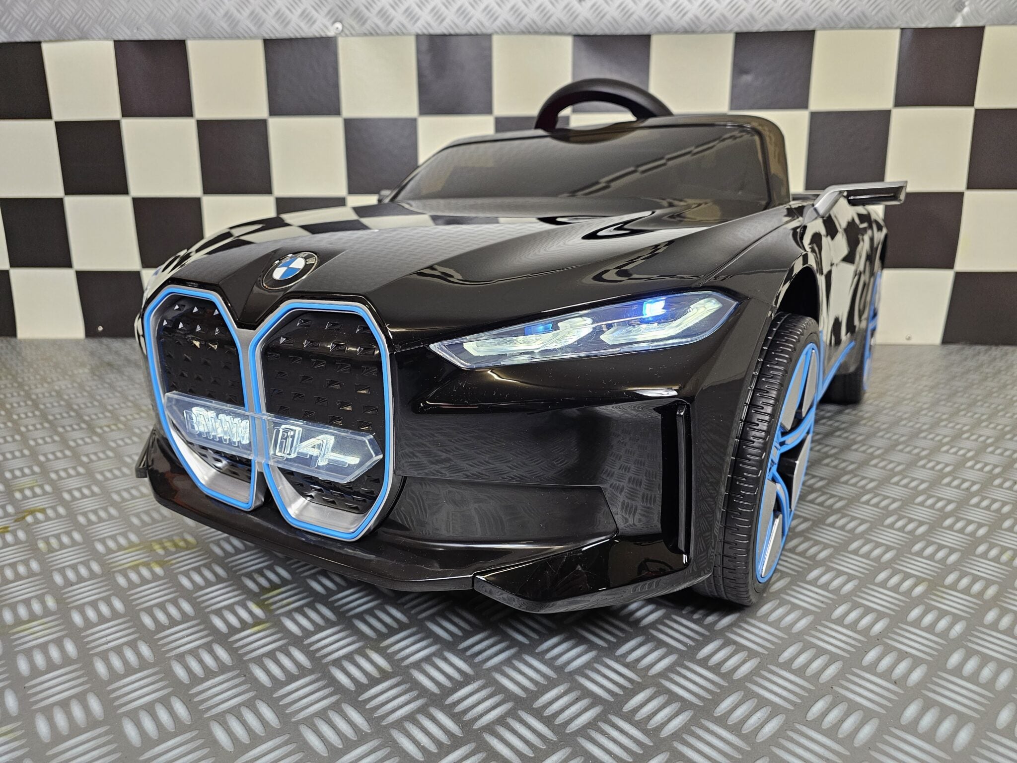 BMW i4 Elettrica per Bambini 12V Nera - immagine 1