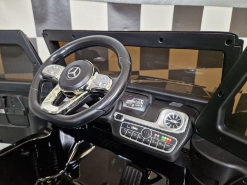 Auto elettrica per bambini Mercedes G500 12V nero metallizzato