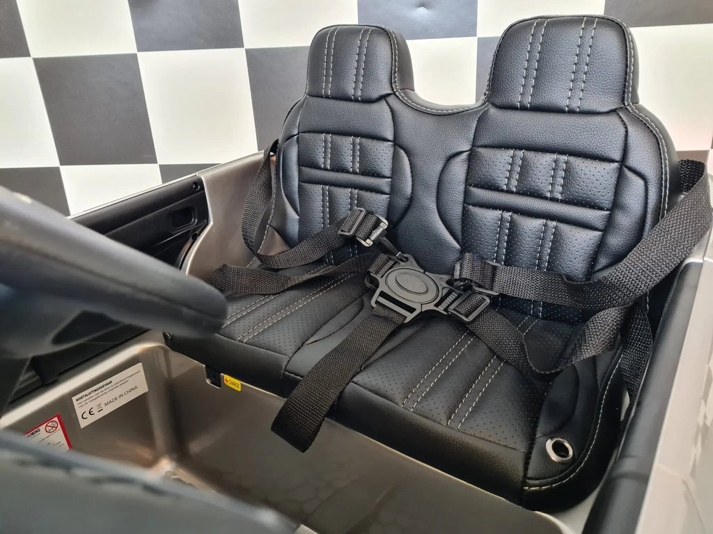 Auto elettrica per bambini Range Rover Evoque 4x4 grigio metallizzato
