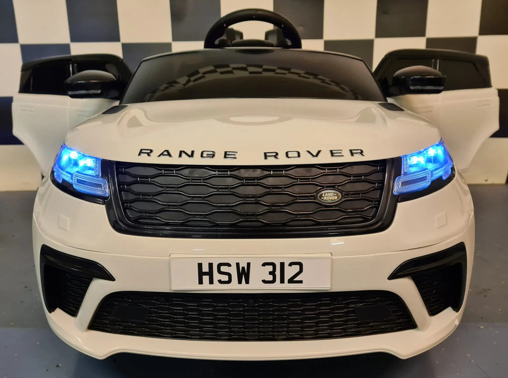 Auto elettrica per bambini Range Rover Velar 12V bianca