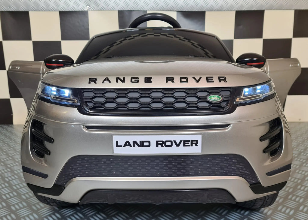 Auto elettrica per bambini Range Rover Evoque 4x4 grigio metallizzato