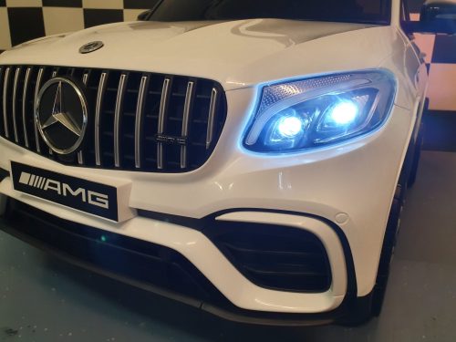 Auto elettrica per bambini Mercedes GLC 63 AMG 12V bianca