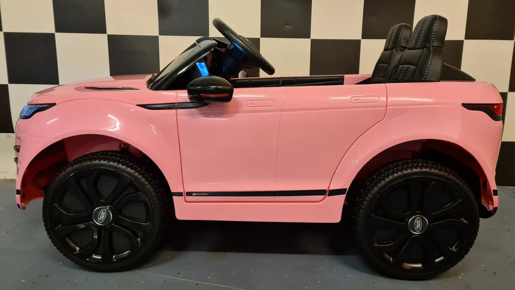 Auto elettrica per bambini Range Rover Evoque 4x4 12V rosa