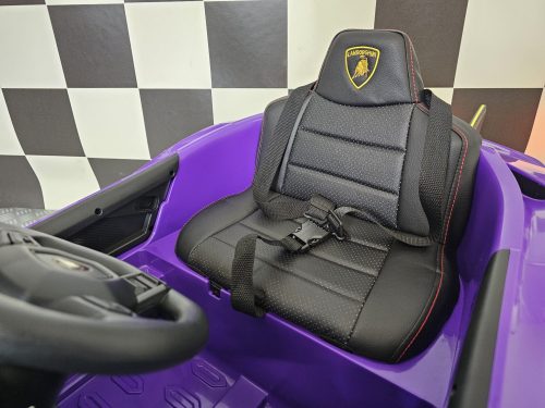 Auto elettrica per bambini Lamborghini Autentica 12V viola