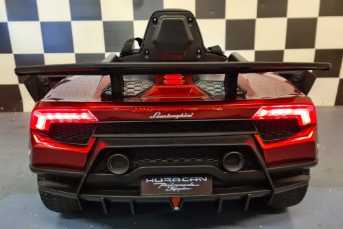 Auto elettrica per bambini Lamborghini Huracan 12V rosso metallizzato