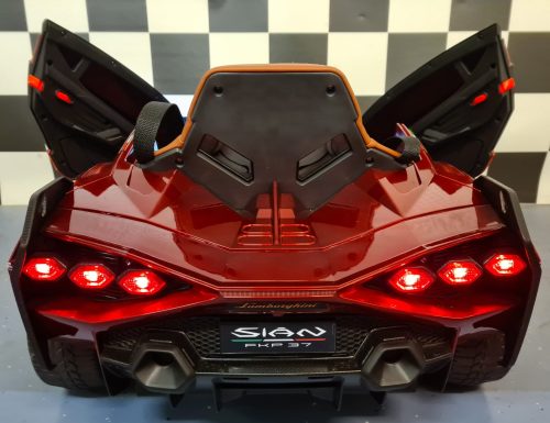Auto elettrica per bambini Lamborghini Sian 12V rosso metallizzato