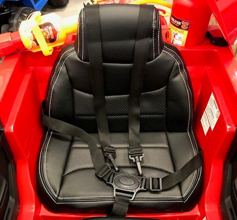 Camion pompieri elettrico per bambini 12V con telecomando - immagine 7