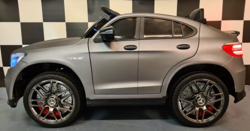 Auto elettrica per bambini Mercedes GLC 63 AMG 12V grigio opaco