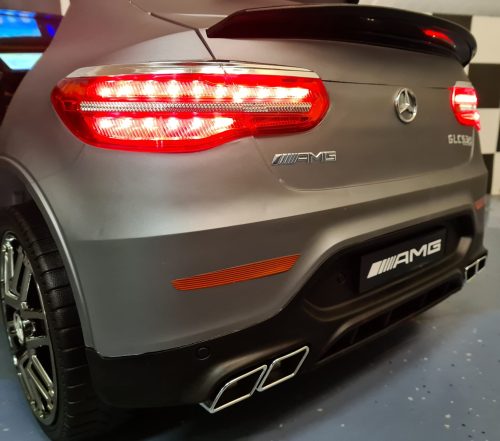 Auto elettrica per bambini Mercedes GLC 63 AMG 12V grigio opaco