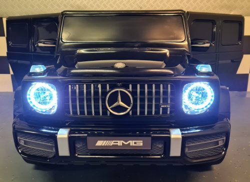 Auto elettrica per bambini Mercedes G63 24V nero metallizzato 2 posti