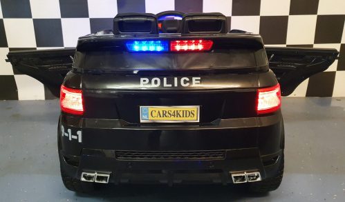 Auto polizia elettrica per bambini 12V con telecomando - immagine 5