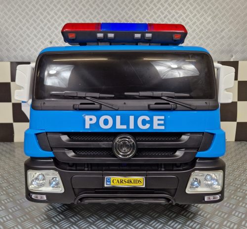 Camion polizia elettrico per bambini 12V con telecomando - immagine 3