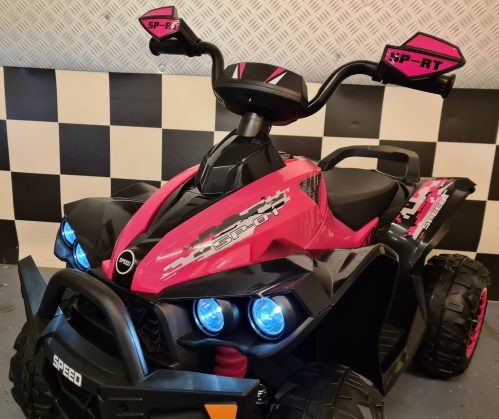 Quad elettrico per bambini Phyton 12V rosa - immagine 7