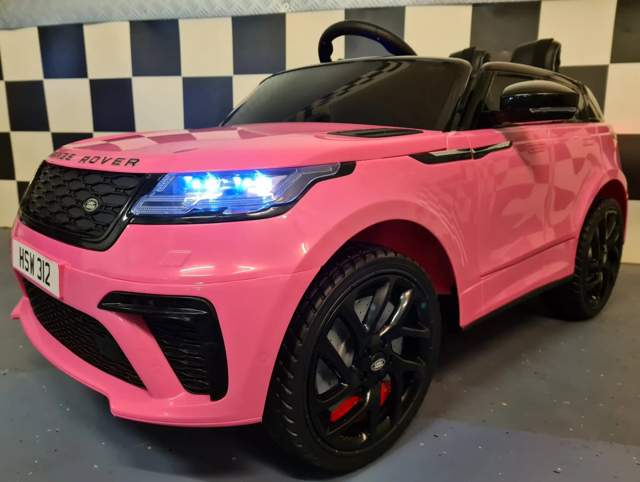Auto elettrica per bambini Range Rover Velar 12V rosa
