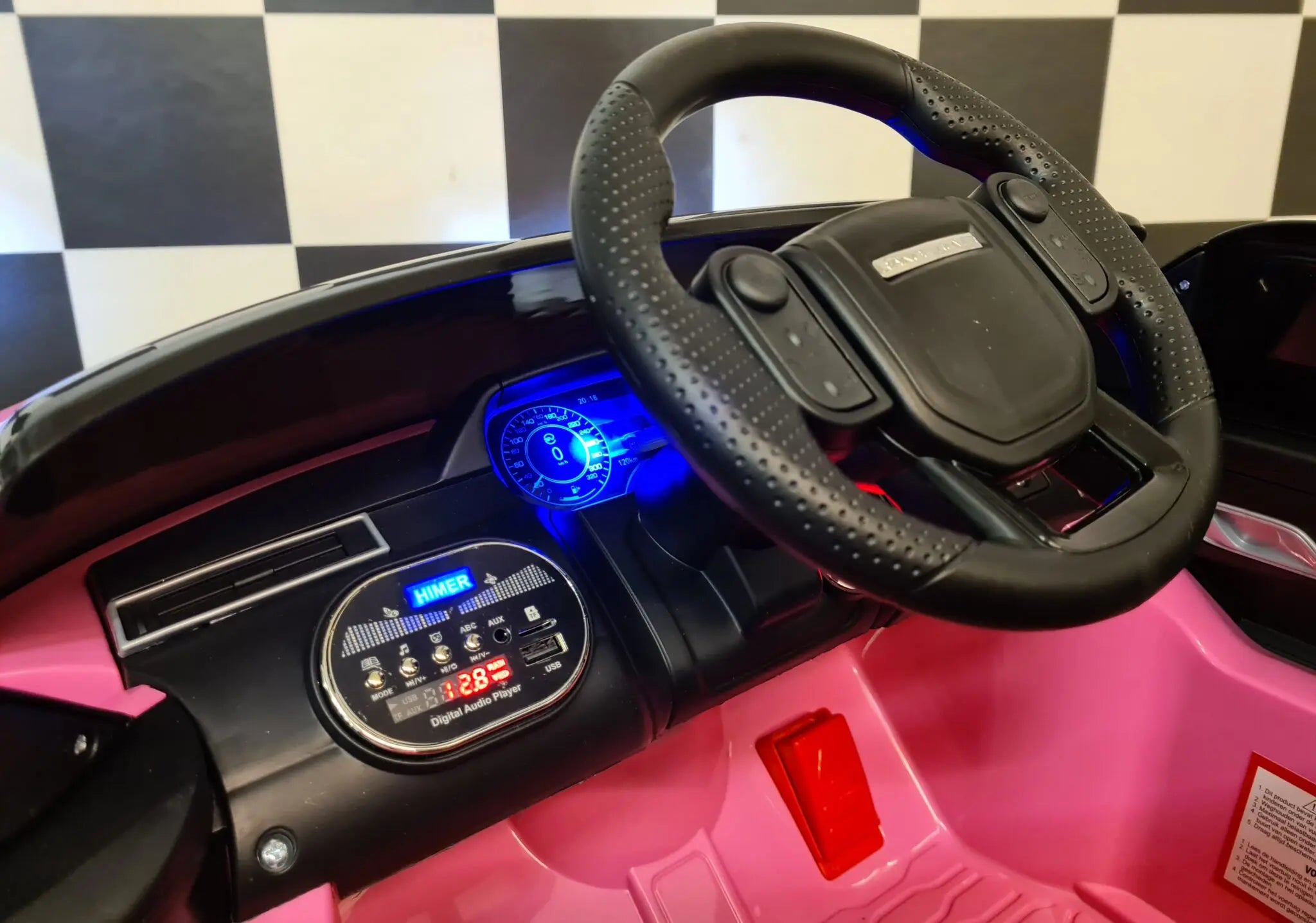 Auto elettrica per bambini Range Rover Velar 12V rosa