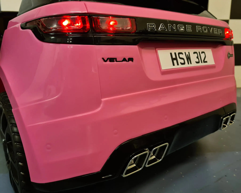 Auto elettrica per bambini Range Rover Velar 12V rosa