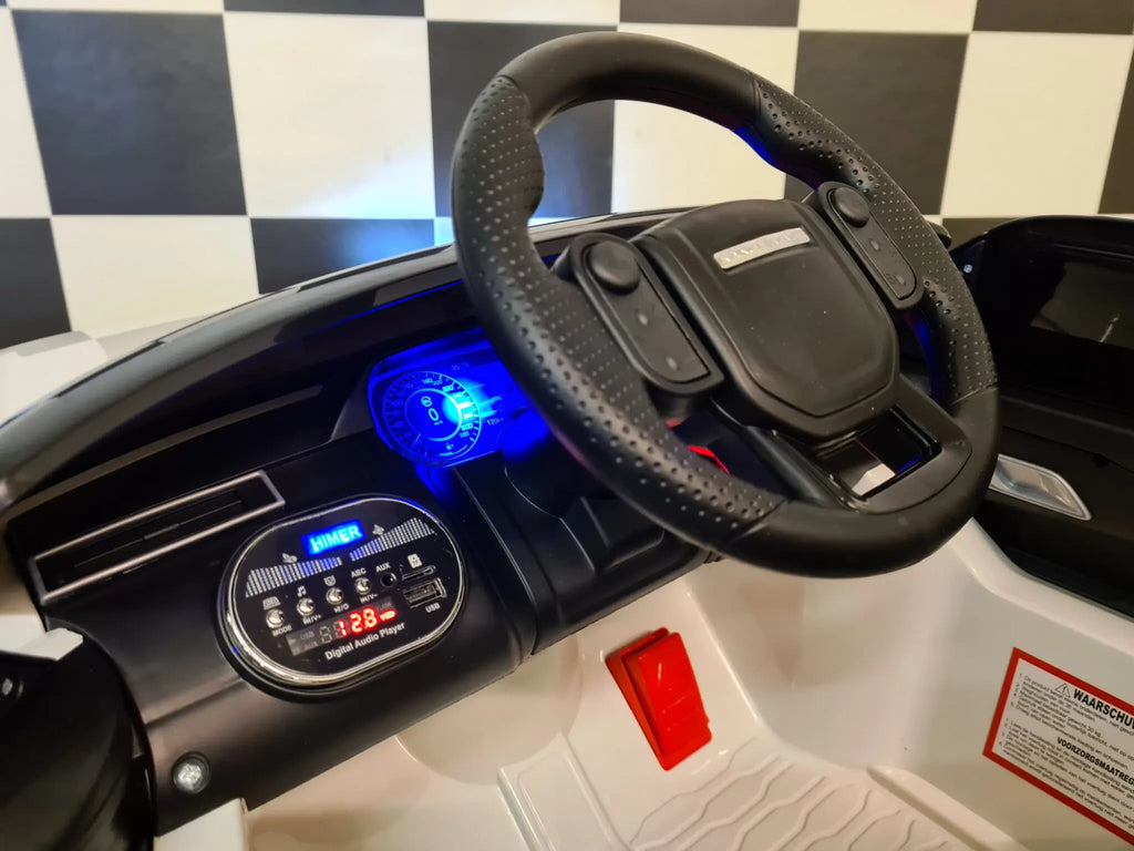 Auto elettrica per bambini Range Rover Velar 12V bianca
