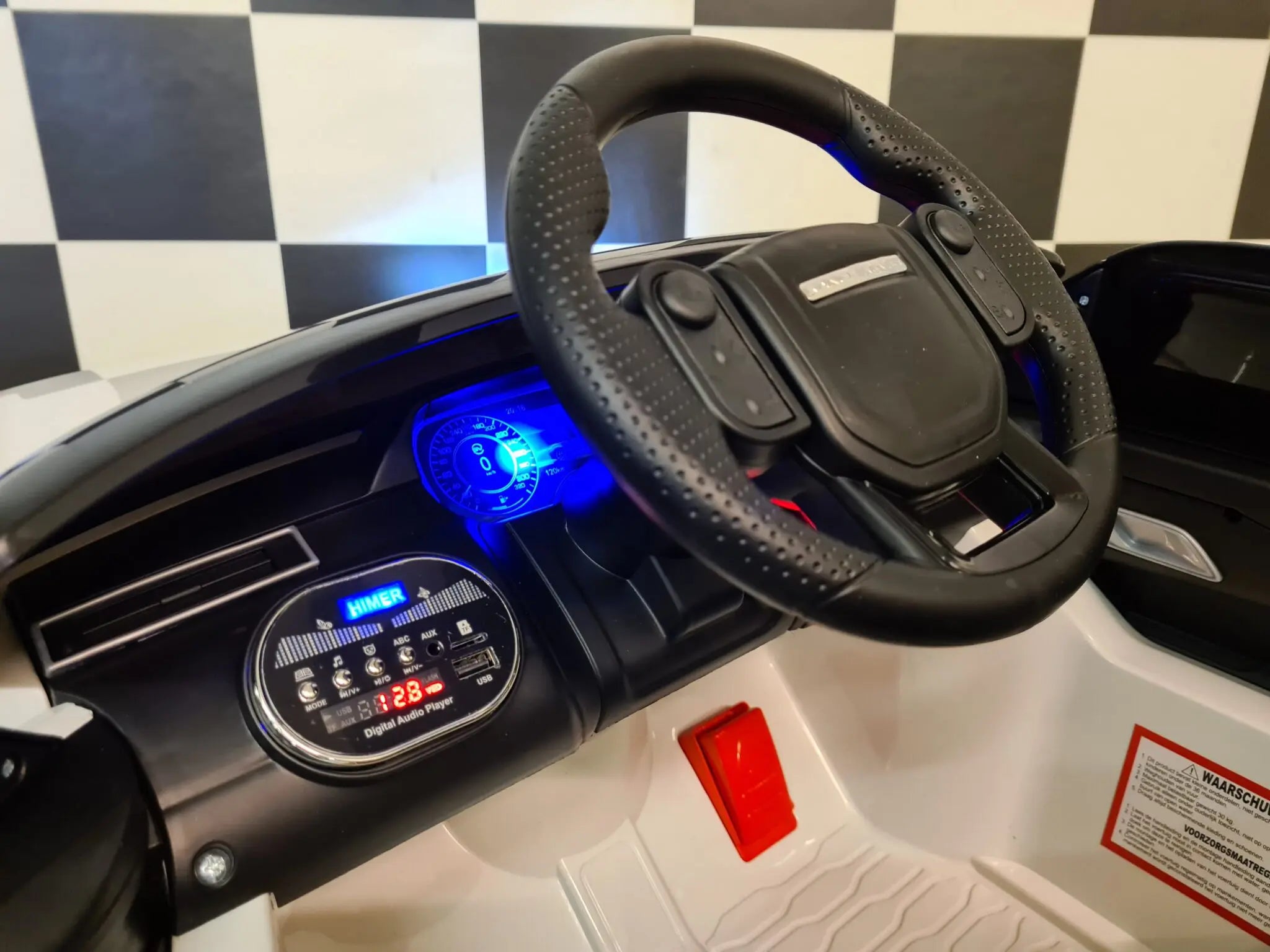 Auto elettrica per bambini Range Rover Velar 12V bianca