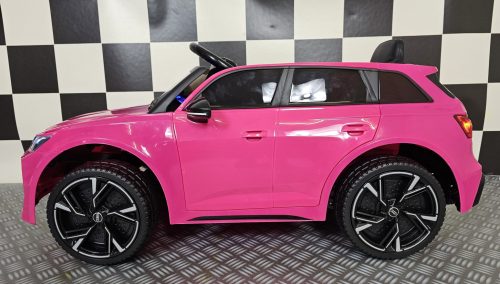 Audi RS6 Elettrica per Bambini 12V Rosa - immagine 4