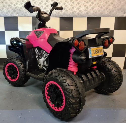Quad elettrico per bambini Phyton 12V rosa - immagine 5