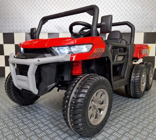 Jeep elettrica per bambini Transporter 24V rossa - immagine 2