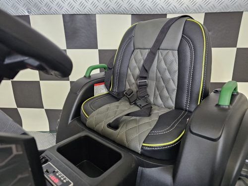 Trattore elettrico per bambini Farmer 12V verde con telecomando - immagine 8