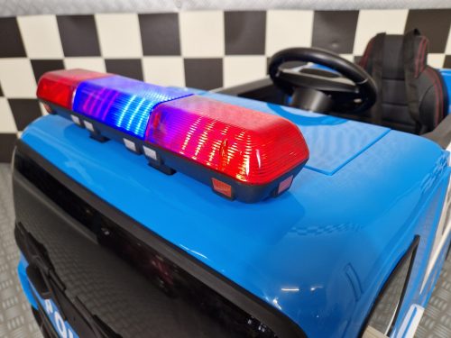 Camion polizia elettrico per bambini 12V con telecomando - immagine 9