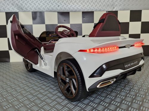 Bentley Bacalar Elettrica per Bambini 12V Bianca - immagine 5