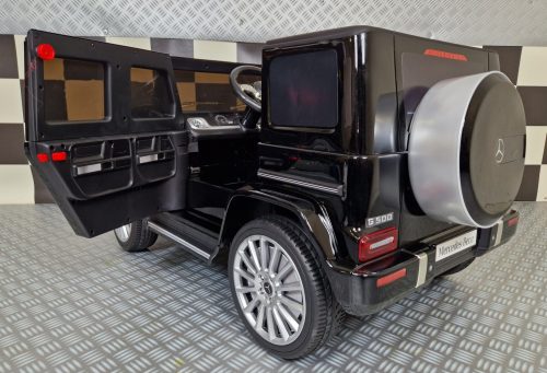 Auto elettrica per bambini Mercedes G500 12V nero metallizzato