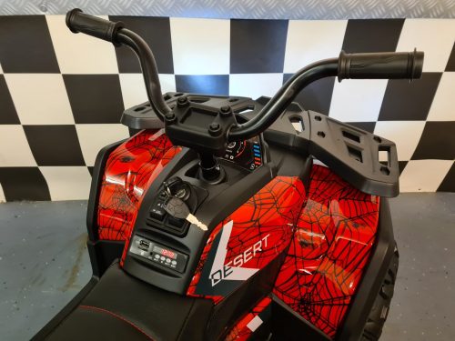 Quad elettrico bambini Spider 12V rosso - immagine 3