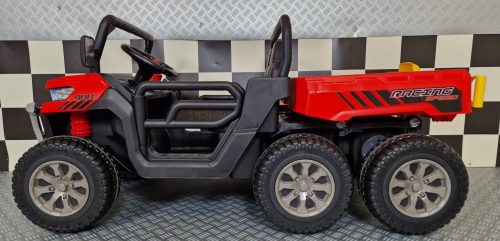 Jeep elettrica per bambini Transporter 24V rossa - immagine 5