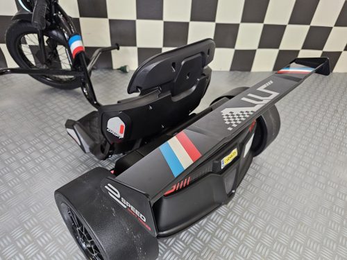 Trike elettrico per bambini 24V nero - immagine 7
