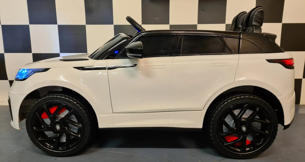 Auto elettrica per bambini Range Rover Velar 12V bianca