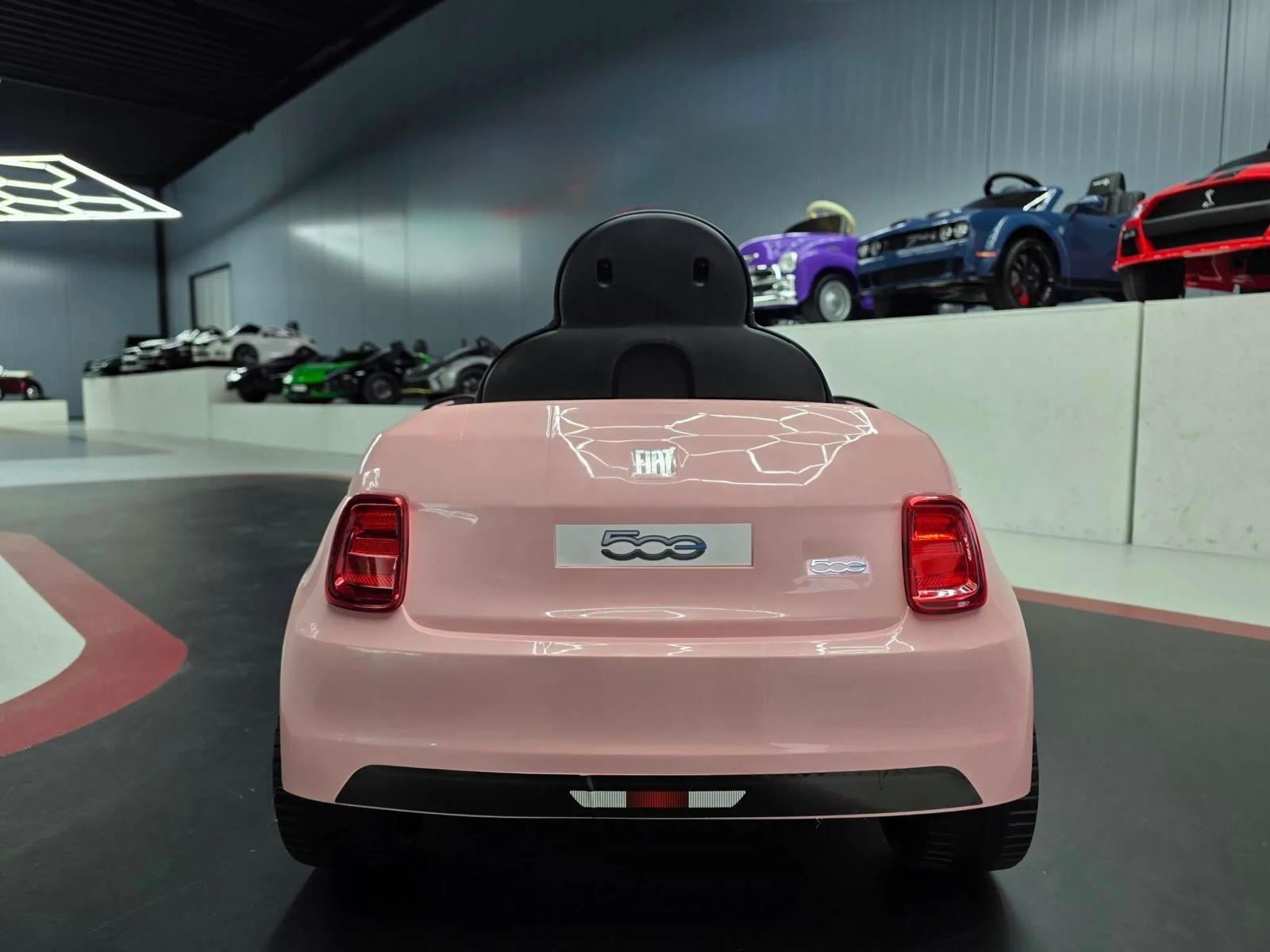 Fiat 500 Elettrica per Bambini 12V Rosa