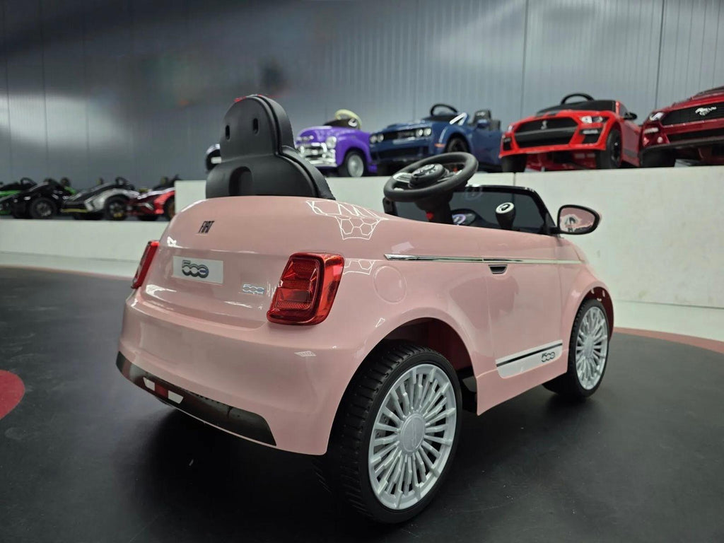 Fiat 500 Elettrica per Bambini 12V Rosa