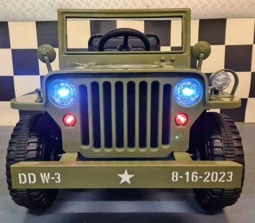 Jeep Willy elettrica per bambini 12V con telecomando - immagine 3