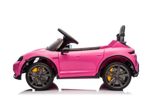 Auto elettrica per bambini Porsche Taycan 1 posto 12V rosa - immagine 3