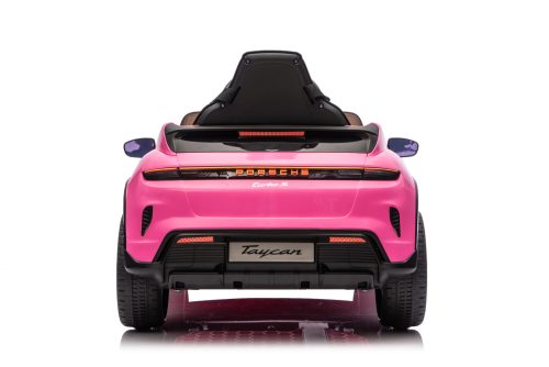 Auto elettrica per bambini Porsche Taycan 1 posto 12V rosa - immagine 5