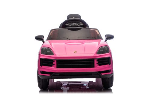 Auto elettrica per bambini Porsche Cayenne 1 posto 12V rosa - immagine 2