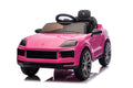 Auto elettrica per bambini Porsche Cayenne 1 posto 12V rosa
